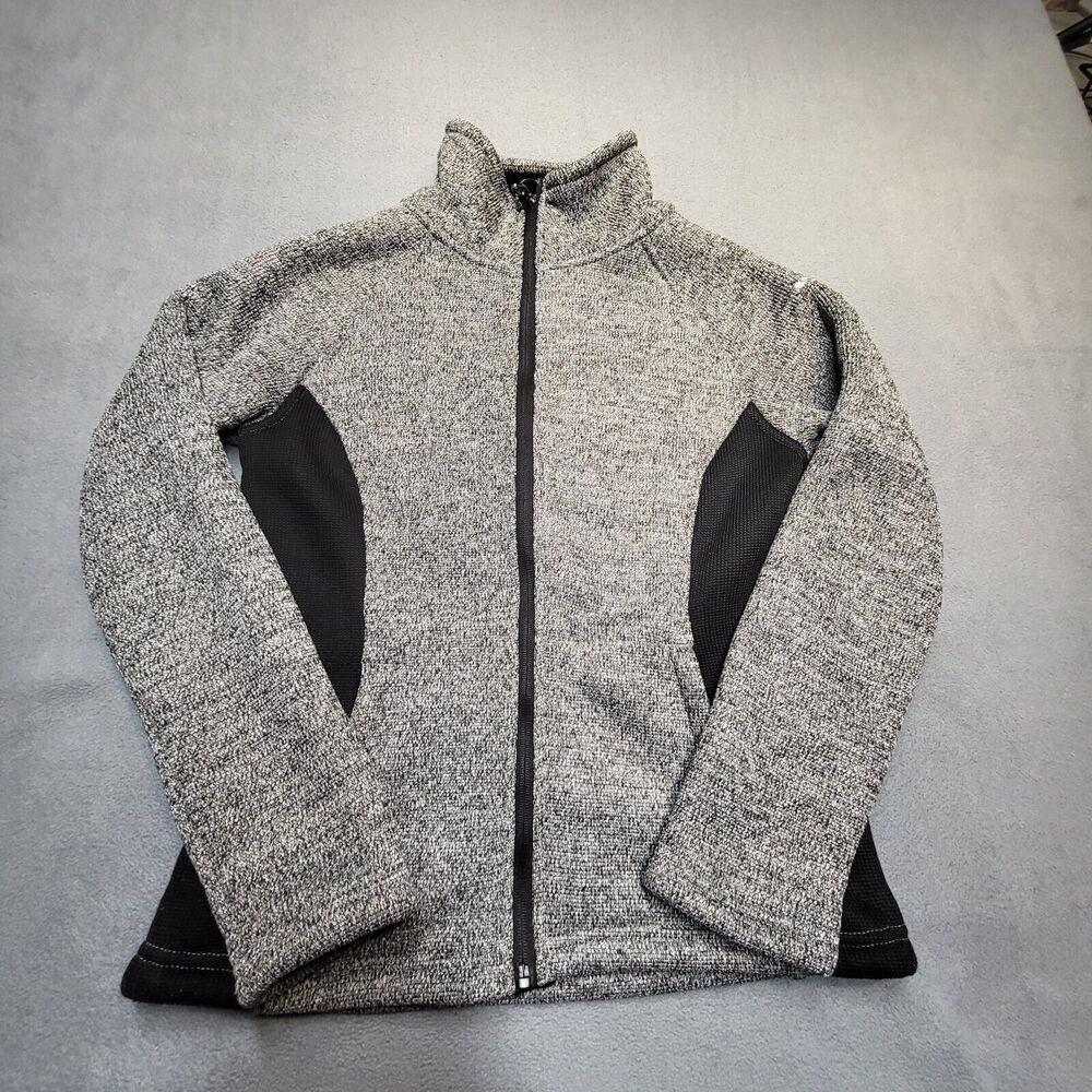 Spyder‎ Jacket Womens M Gray Heather Full Zip Long Sleeve